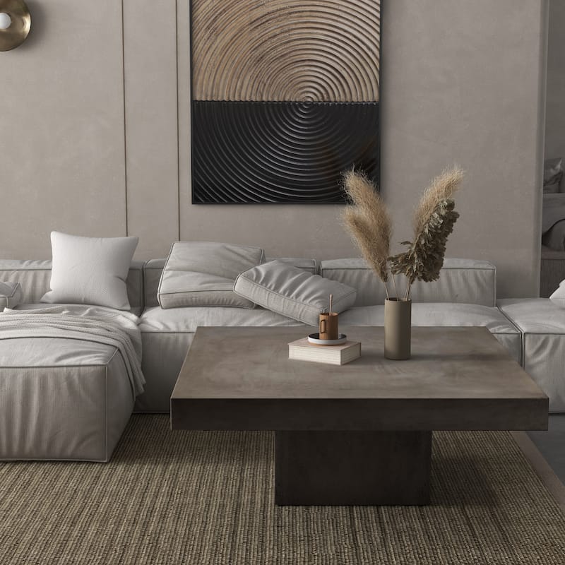 Urbia Una Square Concrete Coffee Table