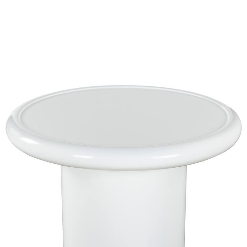 SAFAVIEH Couture Lollita Round Concrete Accent Table - 18"W x 18"D x 22"H