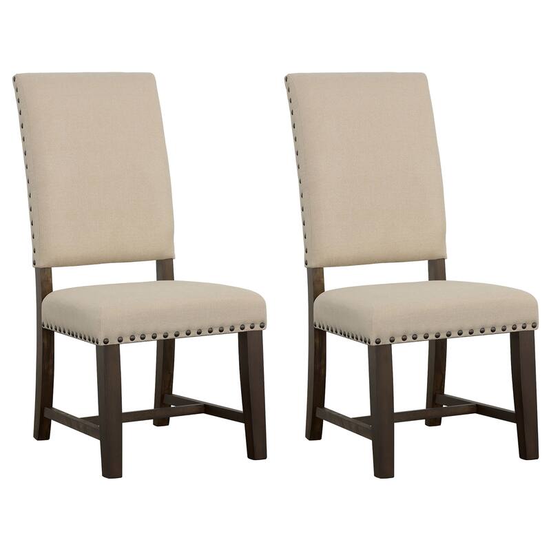 Twain Upholstered Dining Side Chair (Set of 2) - Beige
