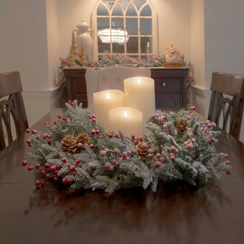 HGTV Home Collection 7 in Heritage Real Motion Real Motion Flameless Candle With Remote, LED - 7 in