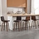 preview thumbnail 91 of 198, 26"/29" Faux Leather Swivel Bar/Counter Stools, Set of 2/3