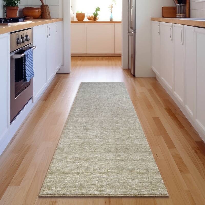 Premium Washable Super Soft Solid Ombre Mayfield Rug - Beige - 2' 3" x 7' 6" - Runner