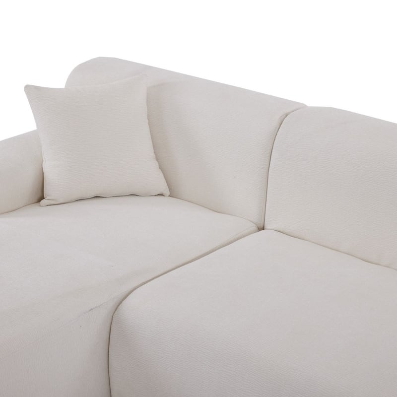 Modern Large L-Shape Modular Sectional Sofa,2 Piece Free Combination