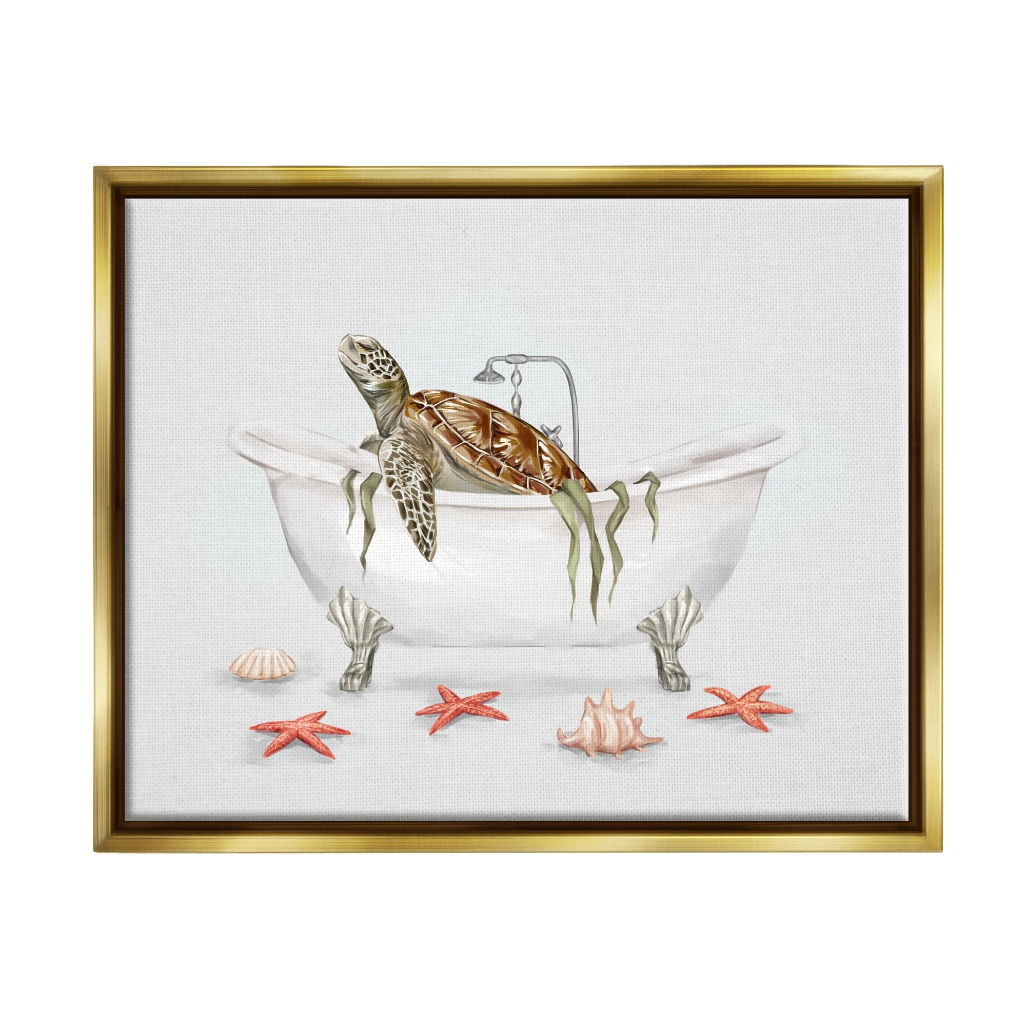 Turtles and Tails: Floating Bathroom Shelves