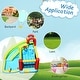 preview thumbnail 8 of 10, 6-in-1 Inflatable Bounce House with Climbing Wall and Basketball Hoop with Blower - Full Size