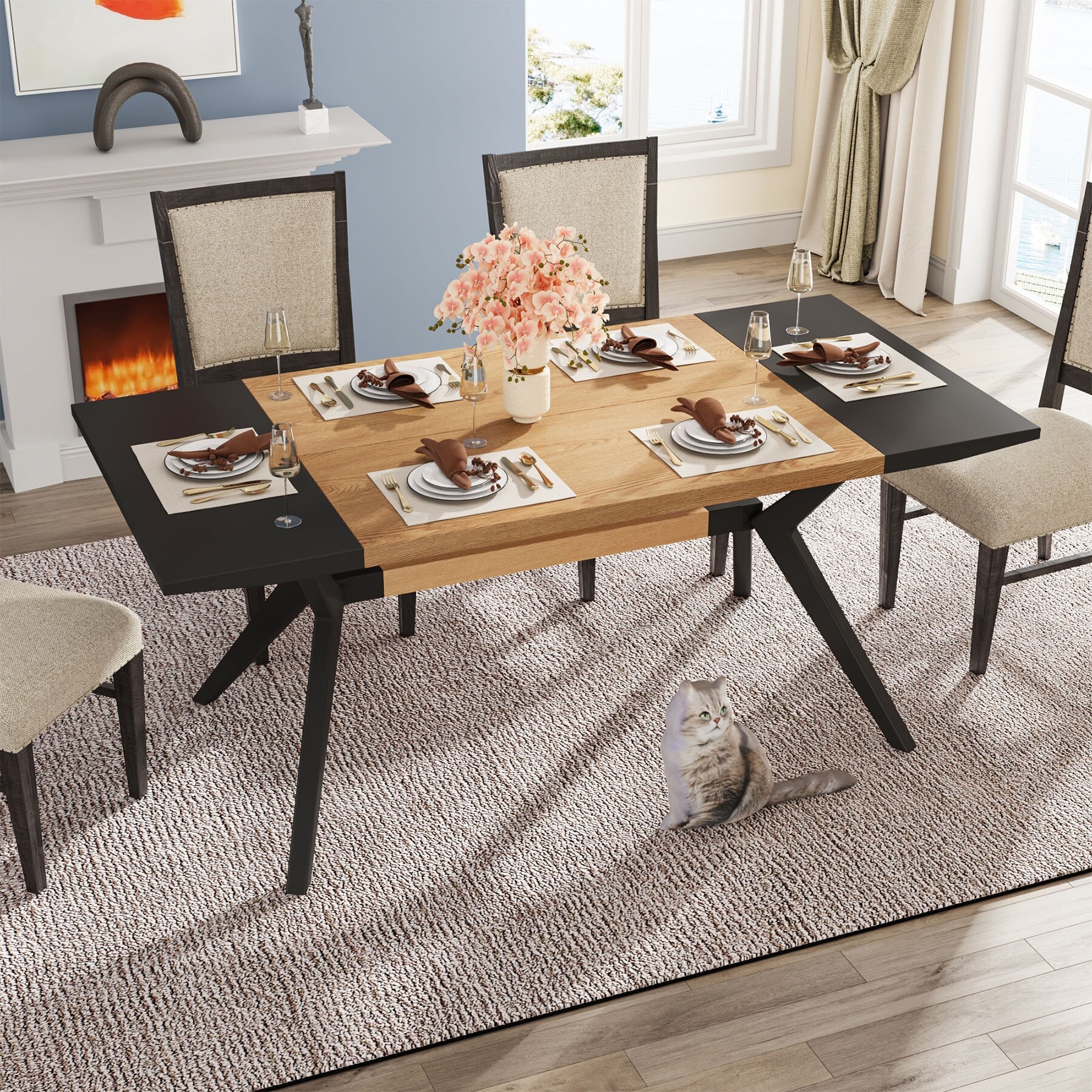 Dining table for 6 discount people