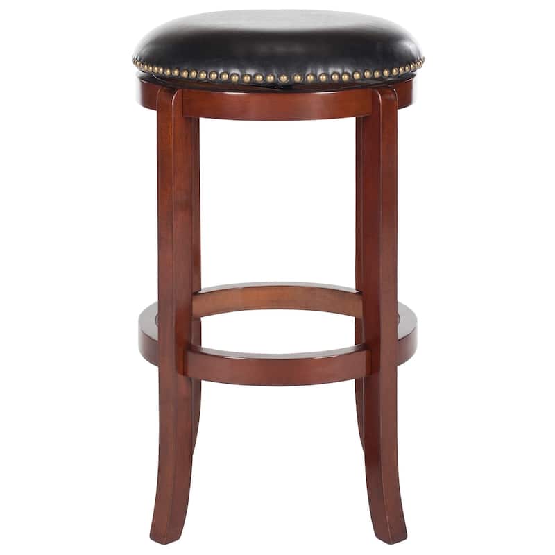 SAFAVIEH Deena Cherry/ Black 29-inch Bar Stool - 19" x 18" x 29" - 19Wx18Dx29H