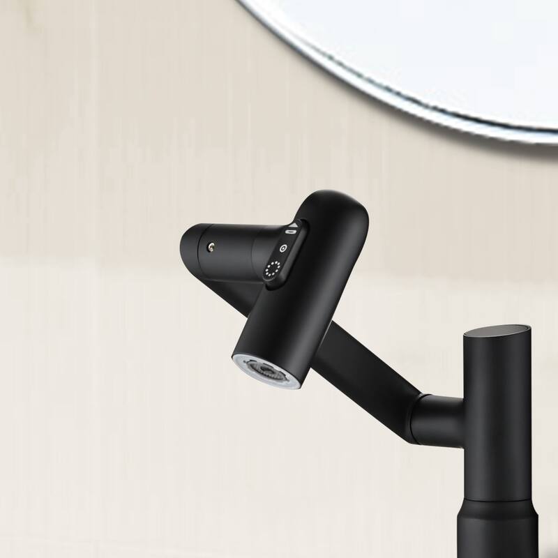 Topcraft Single Handle Bathroom Sink Faucet with 360° Swivel Faucet