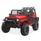 preview thumbnail 8 of 10, Kidzone 12V Kids Electric Ride On Truck Car, 4-Wheeler Suspension Red