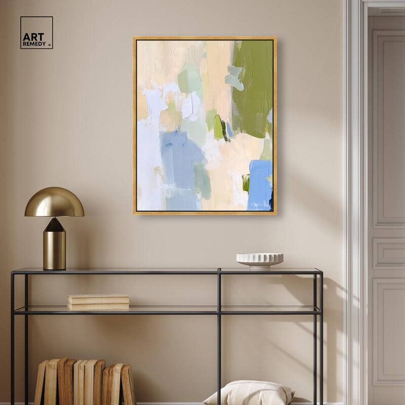 Clover Frost Canvas by Art Remedy