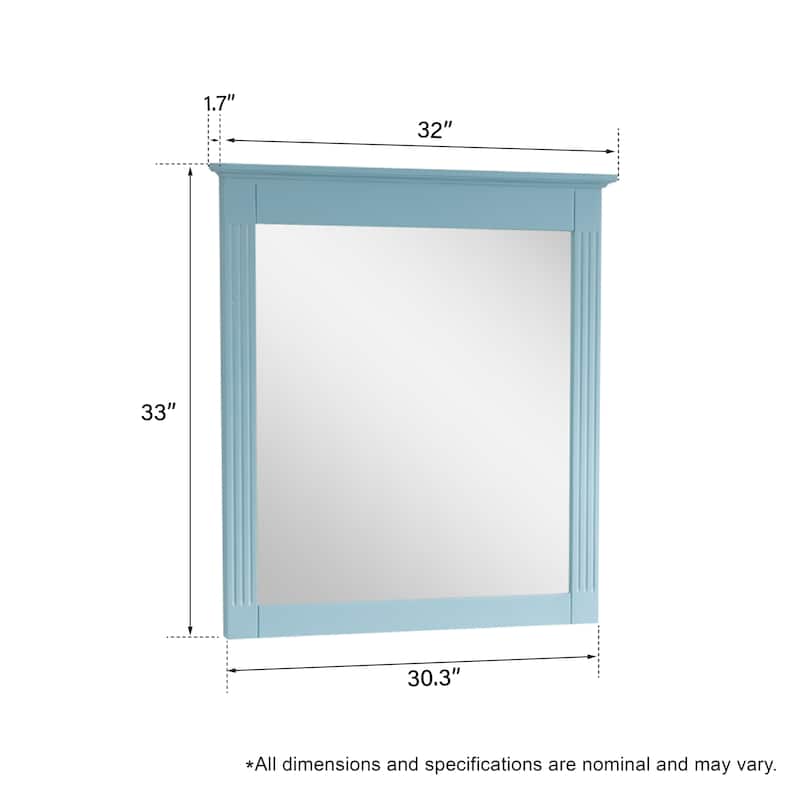 Modern 32'' W Bathroom / Vanity Mirror
