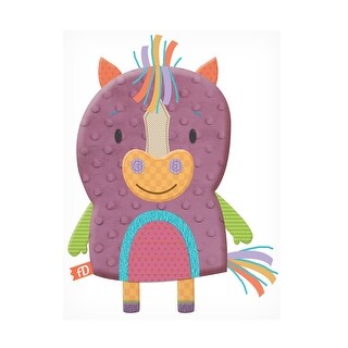 Holli Conger 'FuddieDuds Horse 1' Canvas Art - Bed Bath & Beyond - 39535959