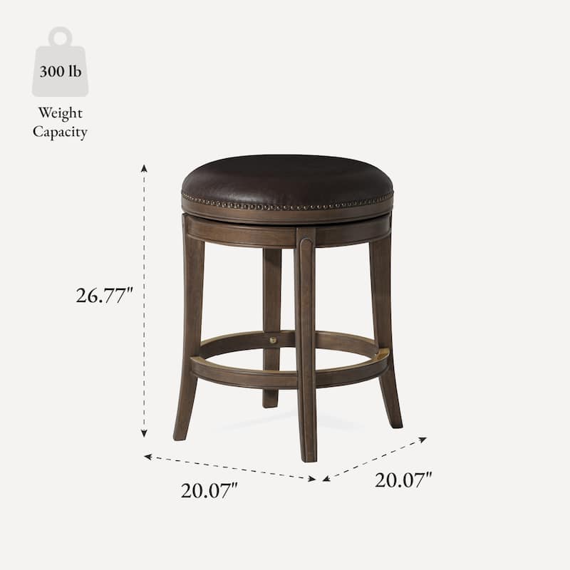 Maven Lane 26" Alexander Backless Counter Height Kitchen Stool