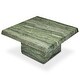 preview thumbnail 13 of 11, Poly & Bark Stilo Slab Top Concrete Coffee Table with Marble and Stone Finish