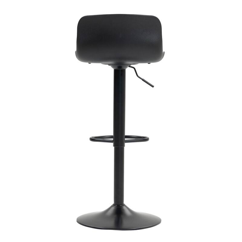 Adjustable Swivel Bar Stools Set of 2 - Modern Counter Height Kitchen Island Chairs with Back Support