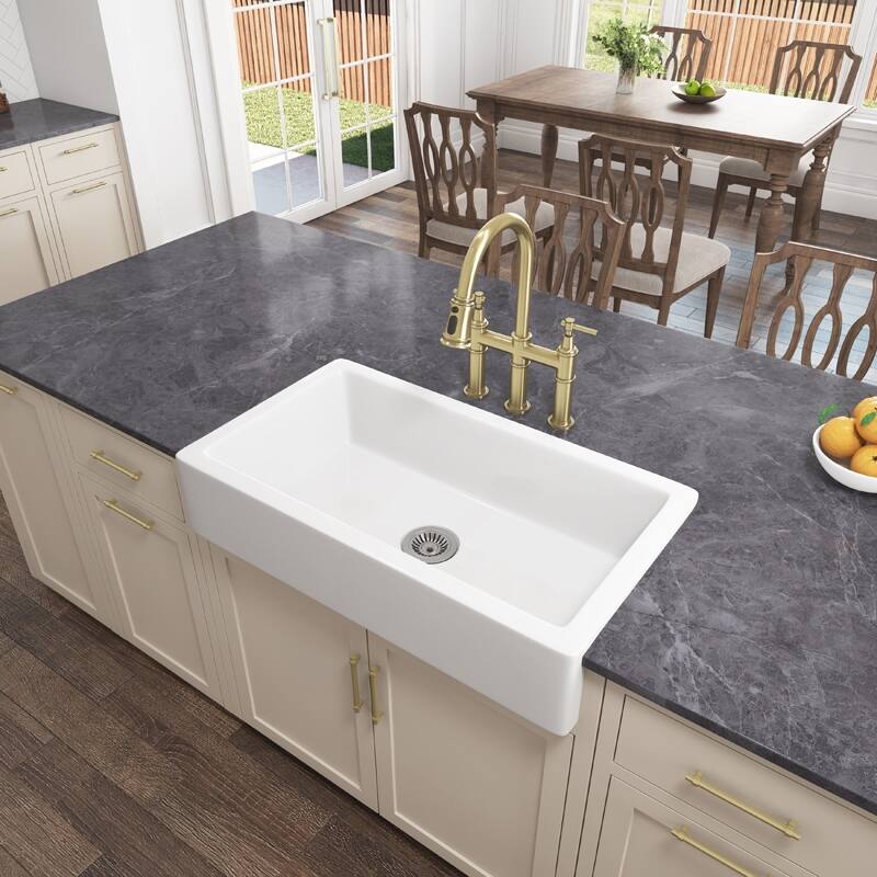 Farmhouse Sink Deep Apron Sink Undermount Kitchen Sink Single Farm Sink
