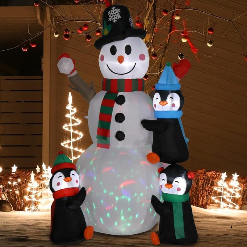 Garden Snowman Decoration - N/A