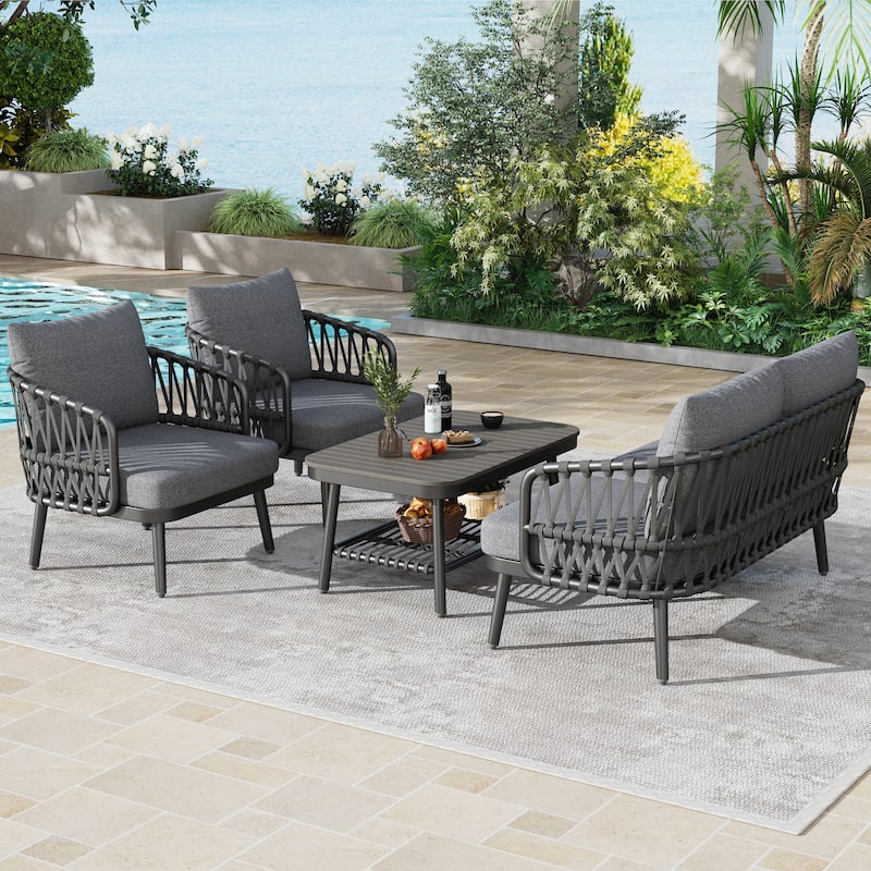 4-Piece Outdoor Patio Furniture Set