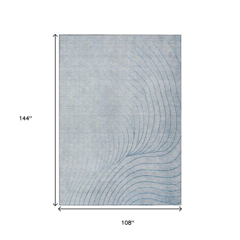 HomeRoots Abstract Transitional Rectangle Outdoor Rug