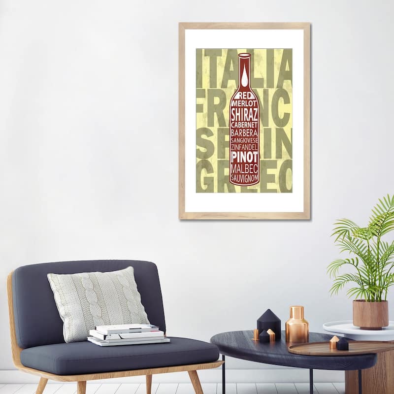 iCanvas "Red Wines" by Fly Graphics