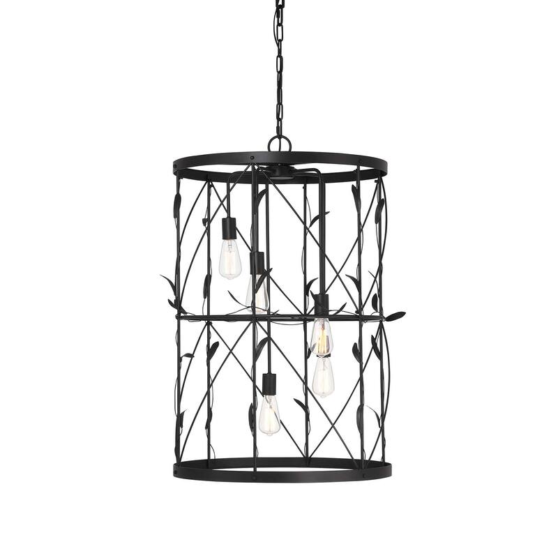 Savoy House 3-6599-5 Lexington 5 Light 26" Wide Pendant - Matte Black