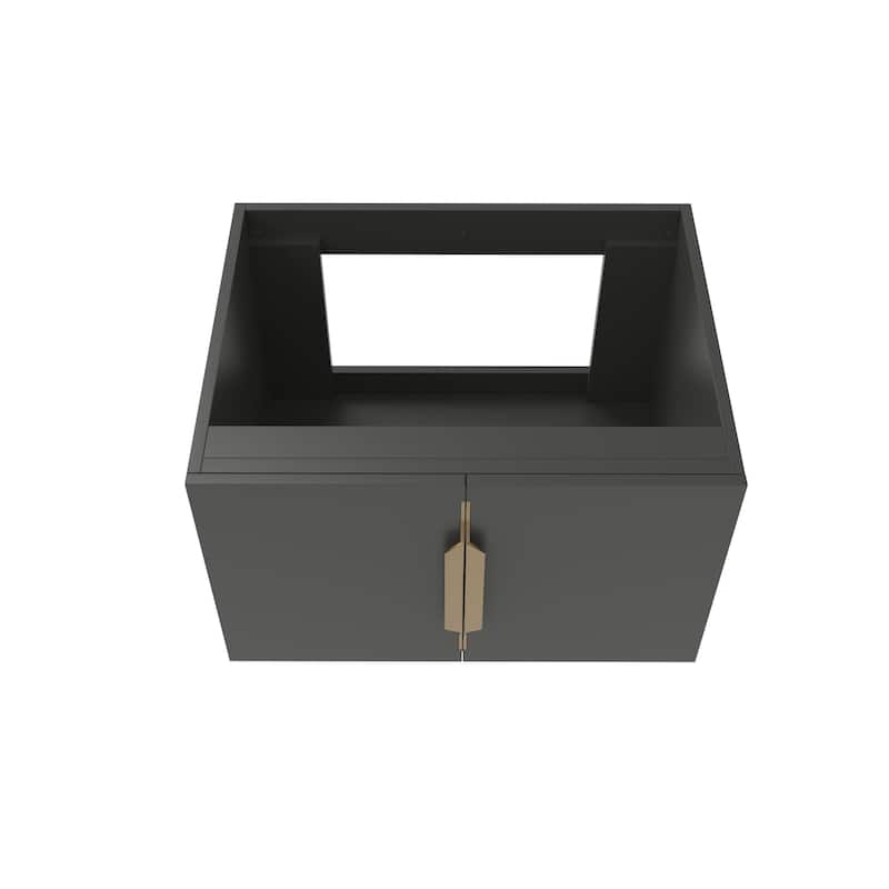 Alpine 24" Wall Mounted Bathroom Vanity (Base Only)