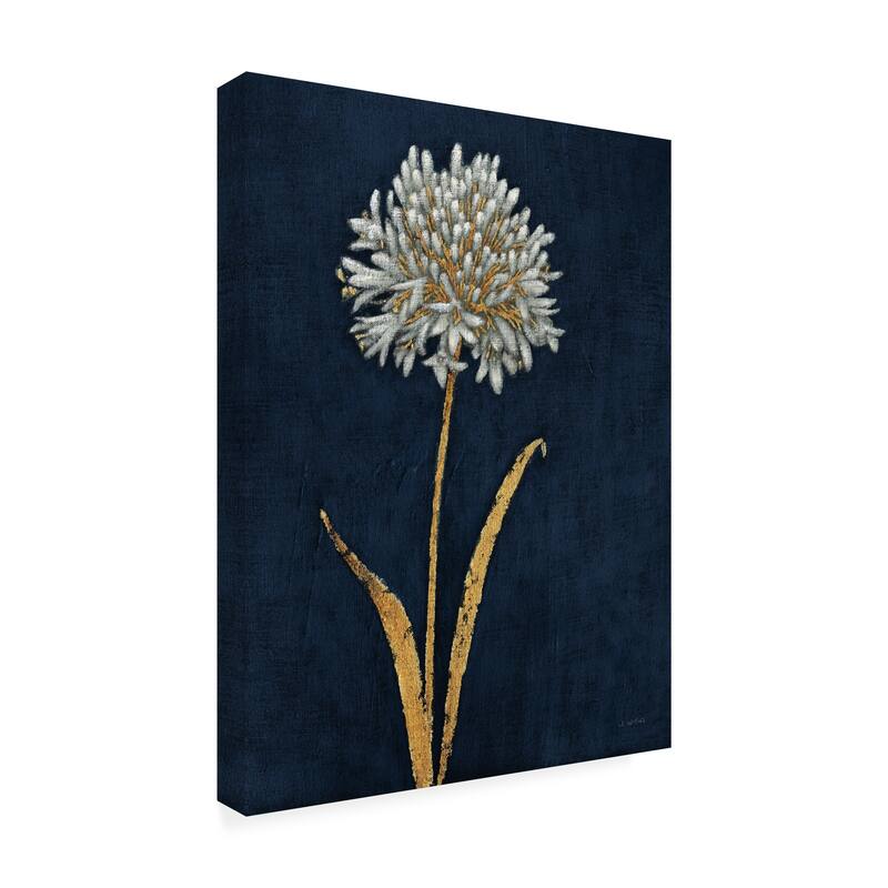 James Wiens 'Shimmering Summer I Indigo Crop' Canvas Art
