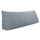 preview thumbnail 1 of 9, Bed Rest Back Support Wedge Pillow Bolster Headboard Reading Cushion King