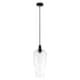 Option Clear Deco Swirl Shade / Matte Black