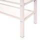 preview thumbnail 9 of 7, Creative Structure Full Size Metal Loft Bed Kids Bed with 4-Tier Shelves and Storage, Pink