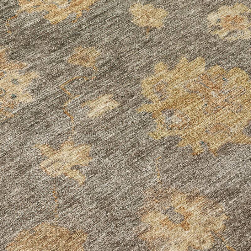 Machine Washable Indoor/ Outdoor Casual Traditional Chantille Rug