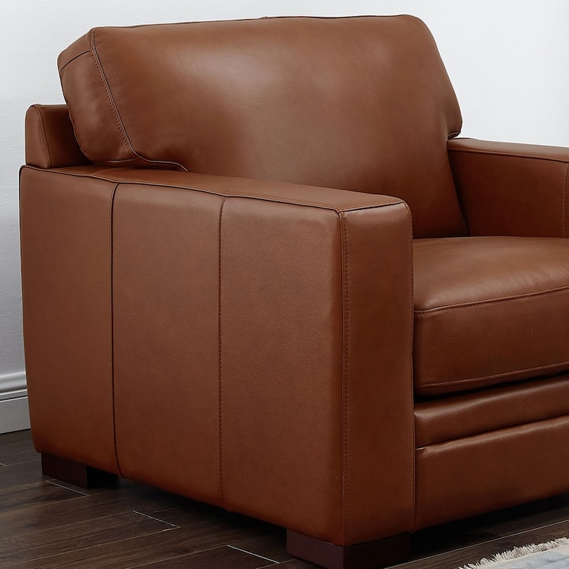 Hydeline Dillon Top Grain Leather Armchair - Chair