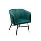 preview thumbnail 20 of 23, Porthos Home Belia Velvet Dining Chair, Rust-resistant Steel Legs Green