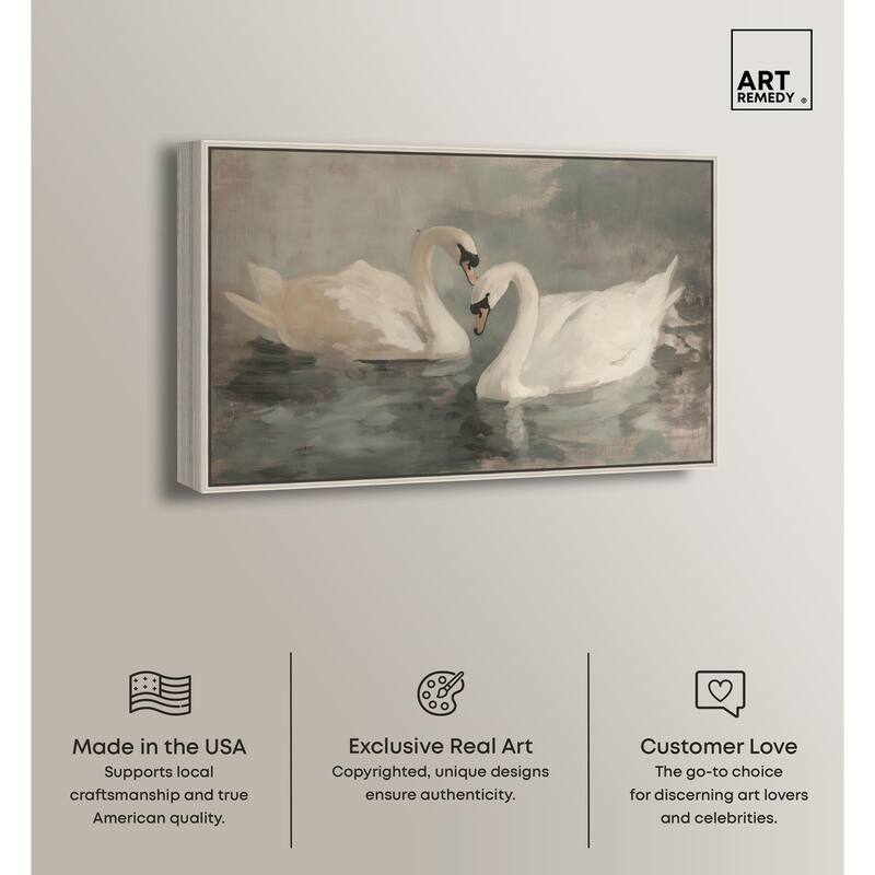 Ivory Idyllic Canvas by Art Remedy