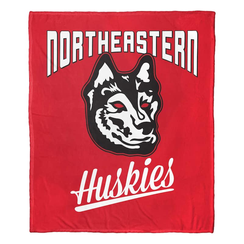 NCAA CAA Alumni Silk Touch Throw Blanket - 50" x 60" - Northeastern