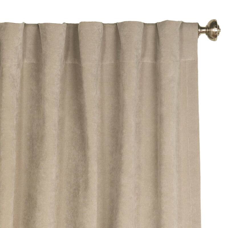 Padma Velvet 50x84 Back-Tab Curtain Panel (Single Panel)
