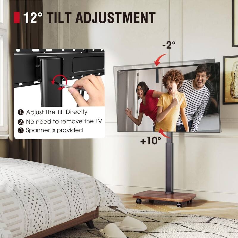 Rolling TV Stand
