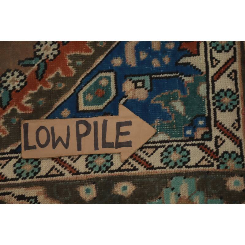Hand Knotted Oriental 100% Wool Carpet Traditional Medallion Brown Tabriz Area Rug - 5' 11'' X 4' 10''