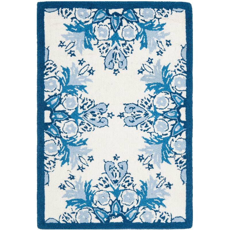 SAFAVIEH Handmade Chelsea Kanesha French Country Wool Rug