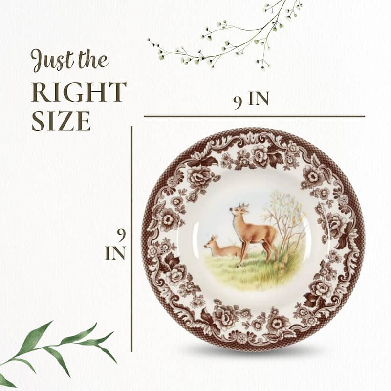 Spode Woodland Soup Plate