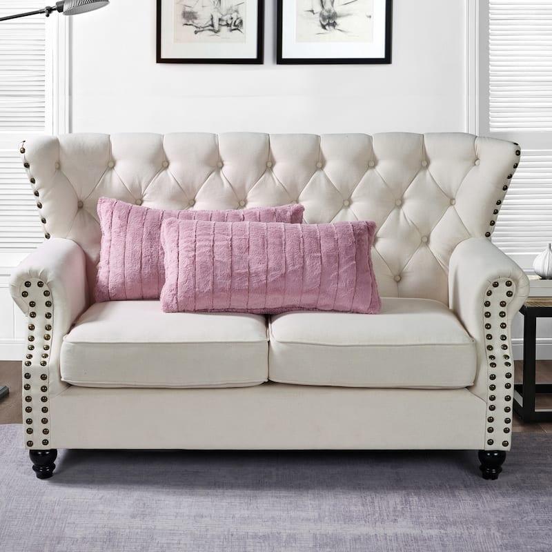 Serenta SuperMink Solid Color Throw Pillow Shell Cushion Cover Set - 14" x 26" - Polignac - Set of 2