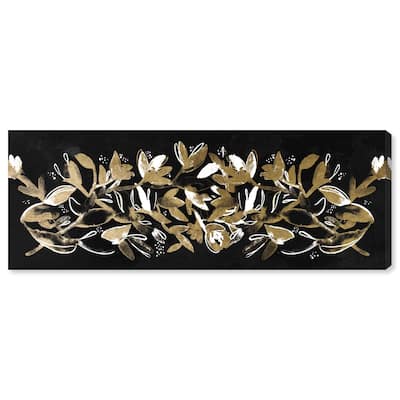 Flora Luxe Panoramic Canvas by Art Remedy, Gallery Wrapped