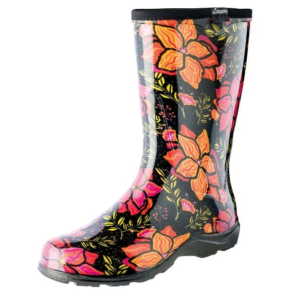 Shop Sloggers Women S Waterproof Rain Boots Garden Boots Wellington W Comfort Insole Overstock 19794981