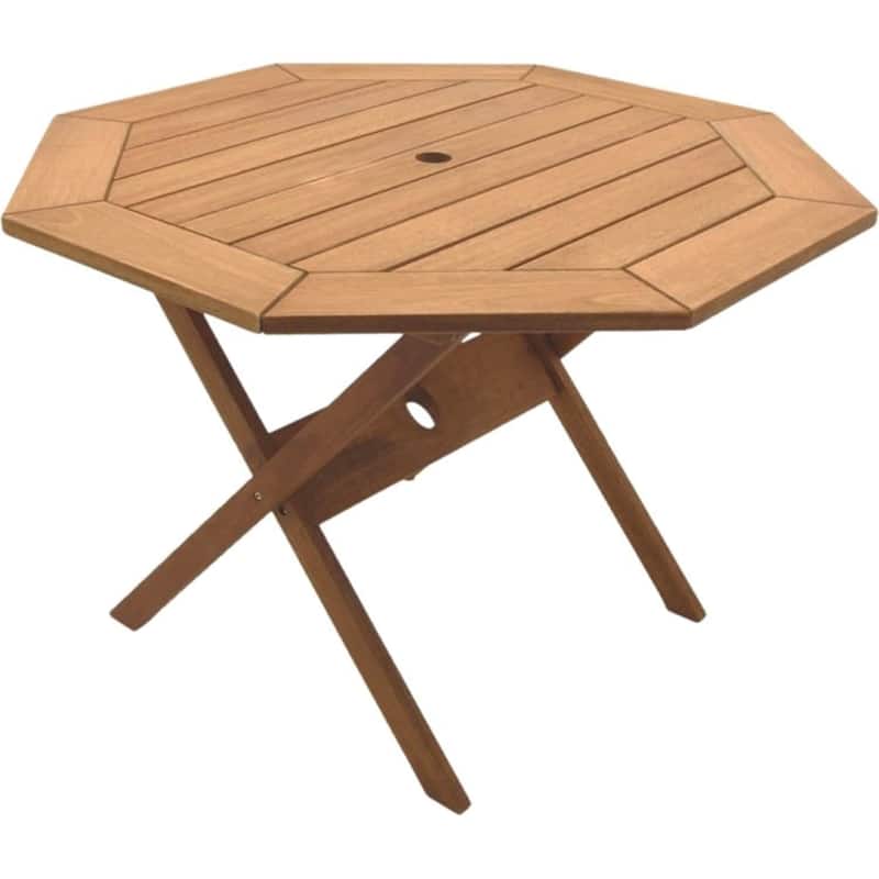Amazonia Outdoor Patio Octagonal Folding Table - 1pc