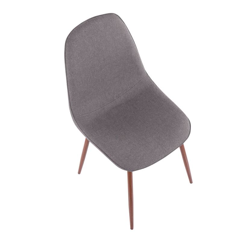 Pebble Mid-Century Modern Upholstered Accent / Dining Chair (Set of 2)