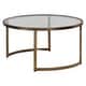 preview thumbnail 2 of 3, Uttermost Rhea Two Piece Metal Frame Nesting Coffee Table Set with