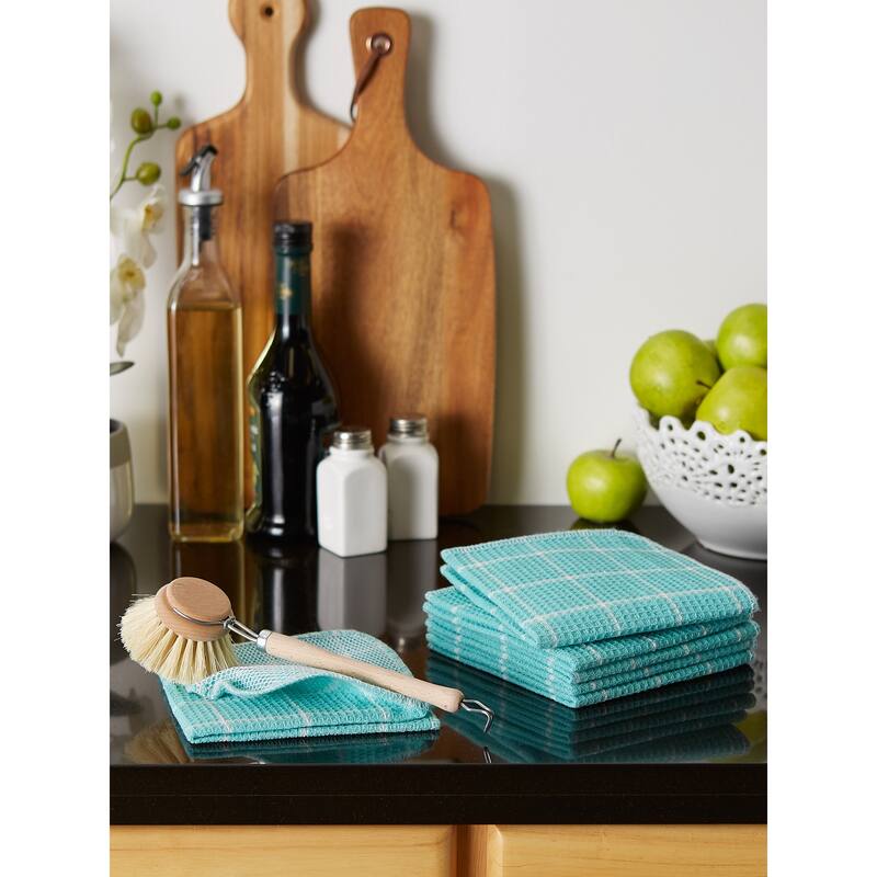 DII Black Buffalo Check Scrubber Dishcloth Set of 6