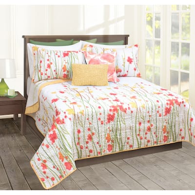 Adalia Printed Quilt and Sham Set