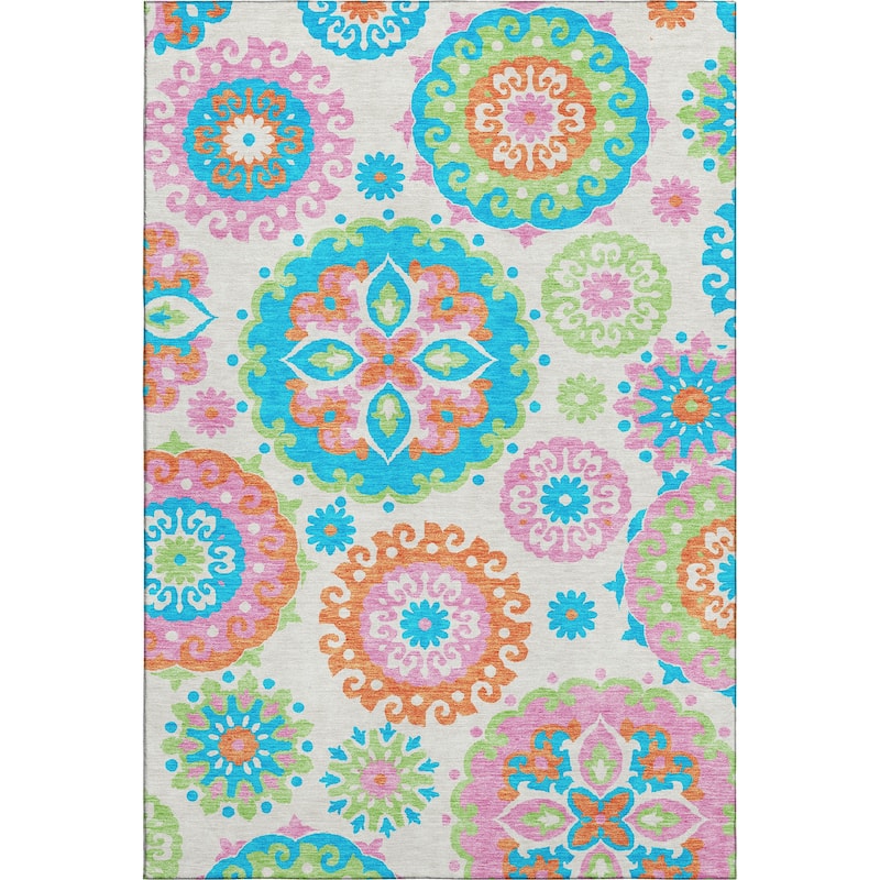Premium Washable Super Soft Boho Suzani Mayfield Rug
