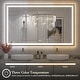 preview thumbnail 5 of 84, Extra Large Black Frame LED Bathroom Vanity Mirror with 3 Years Warranty and UL Certified